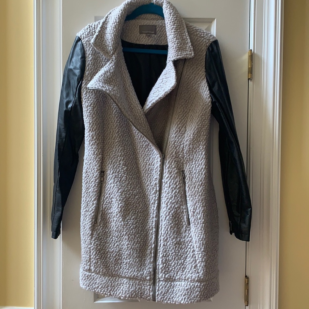 Tinley Road trench length coat